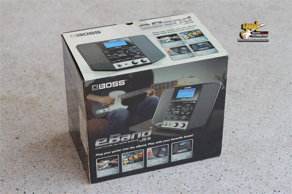 BOSS – eBand JS-8 | Audio Player with Guitar Effects : บุญตู่ Guitarshop