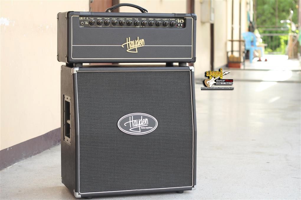 Hayden HGTA-40 All Tube Head + Cab Hayden 212 2×12″ : บุญตู่ Guitarshop