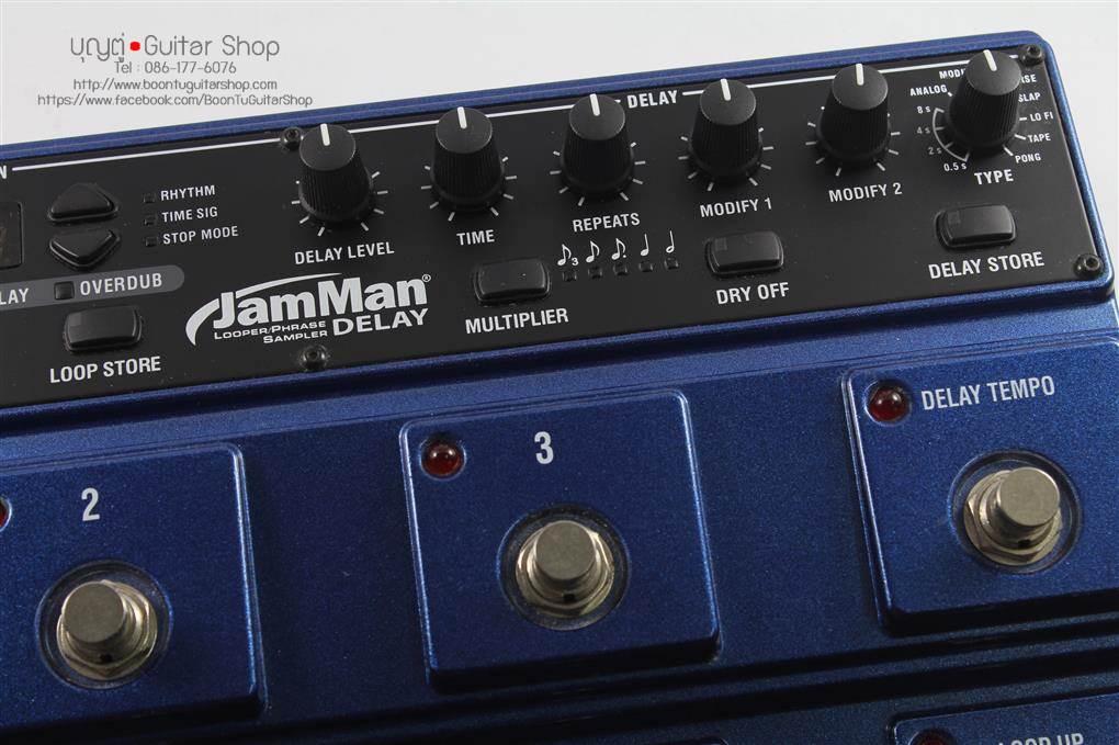 Digitech JamMan Delay Looper : บุญตู่ Guitarshop