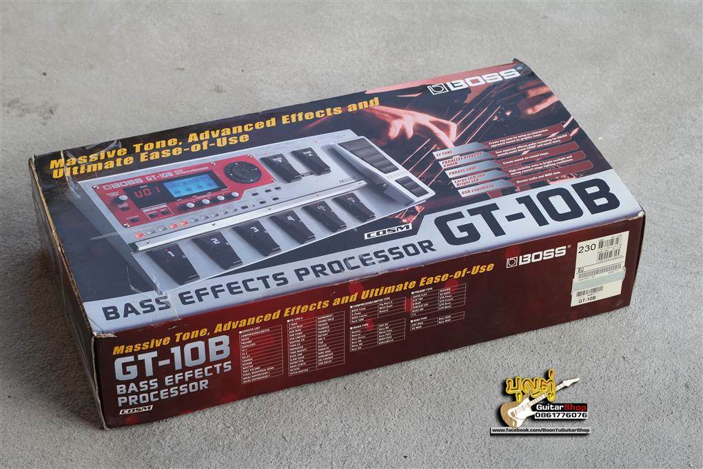 BOSS – GT-10B | Bass Effects Processor : บุญตู่ Guitarshop