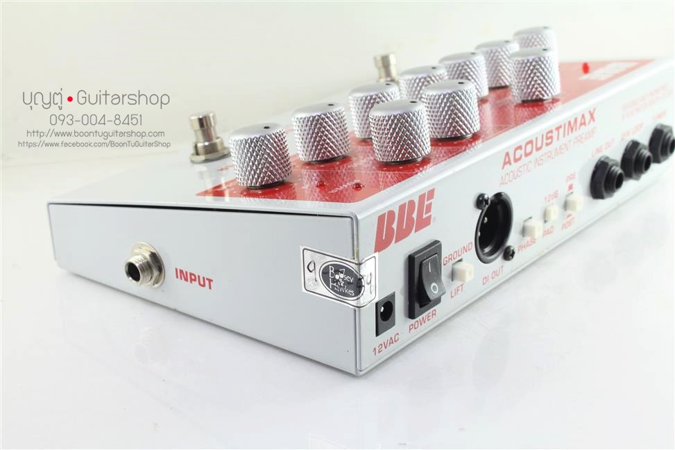 BBE Acoustimax Acoustic Instrument Preamp : บุญตู่ Guitarshop